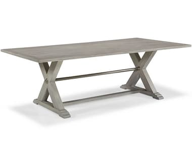 Hickory White Edisto Rectangular Wood Grey Breeze Dining Table HIW93010GB