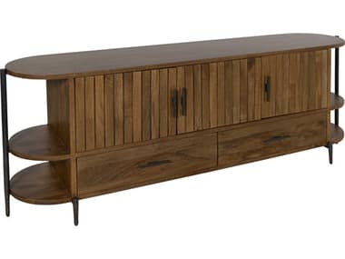Hekman 71" Mango Wood Bedford Dark Brown Sideboard HK23752