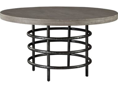 Hekman Round Wood Grey Sedona Dining Table HK24521