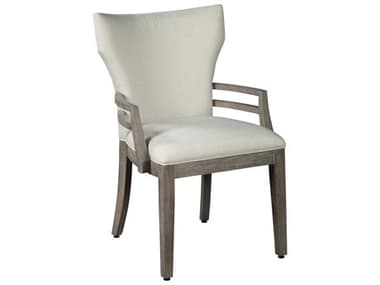 Hekman Gray Fabric Upholstered Arm Dining Chair HK24522