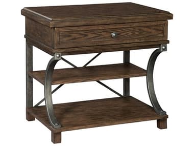 Hekman 1-Drawer Brown Mango Wood Nightstand HK24863