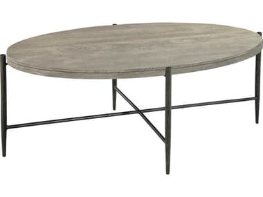 Hekman Accents 50" Oval Wood Bedford Gray Coffee Table HK24912