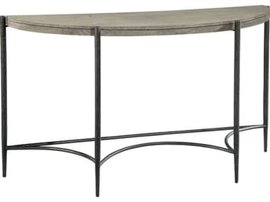 Hekman Bedford Park Demilune Wood Gray Console Table HK24915