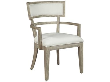 Hekman Gray Fabric Upholstered Arm Dining Chair HK24922