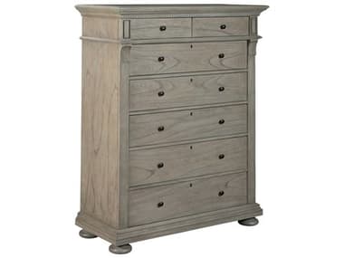 Hekman Wellington 44" Wide 6-Drawers Driftwood Brown Mindi Wood Accent Chest HK25261