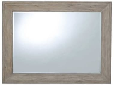 Hekman Wellington Driftwood 49''W x 37''H Rectangular Wall Mirror HK25267