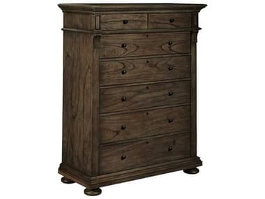 Hekman Wellington 6-Drawers Java Brown Mindi Wood Accent Chest HK25461