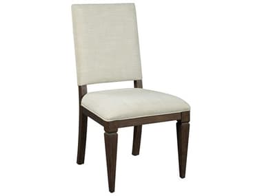 Hekman Linwood Mindi Wood White Upholstered Side Dining Chair HK25623