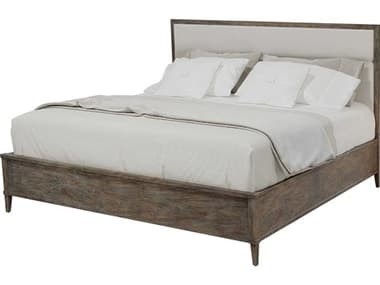 Hekman Arlington Heights Gray Mindi Wood Queen Platform Bed HK25864