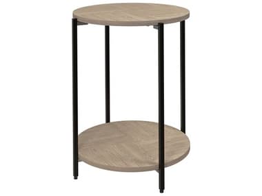 Hekman Mayfield Round Wood Lamp Table HK25903