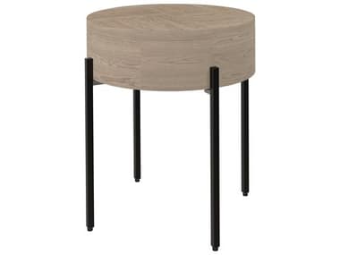 Hekman Mayfield Round Wood Lamp Table HK25904