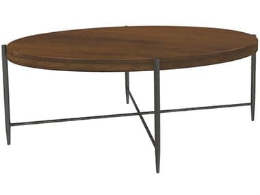 Hekman Accents Tobacco 50'' Wide Oval Coffee Table HK26012