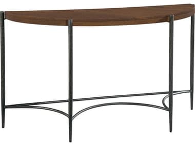 Hekman Bedford Park Demilune Wood Tobacco Console Table HK26015