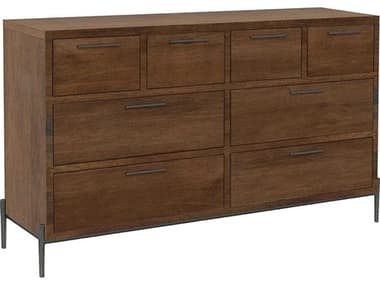 Hekman Bedford Park Brown Mango Wood Double Dresser HK26060