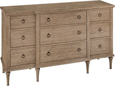 Hekman Chateaux Brown Mindi Wood Dresser HK26260