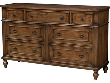 Hekman Fairfax 7-Drawers Brown Double Dresser HK26460