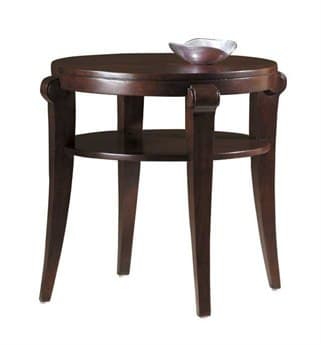 Hekman Metropolis Round Wood End Table HK7403