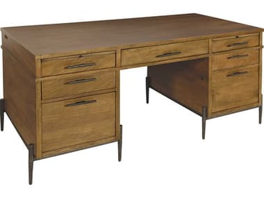 Hekman Bedford Brown Mango Wood Executive Desk HK79450