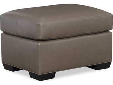 Hancock &amp; Moore H&amp;M Home Octavius Fergus Truffle Leather Ottoman HMOP6870OTRUFFLE