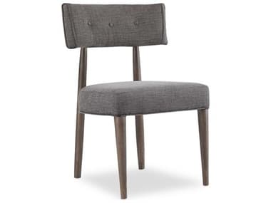 Hooker Furniture Curata Tufted Rubberwood Gray Fabric Upholstered Side Dining Chair HOO160075510MWD