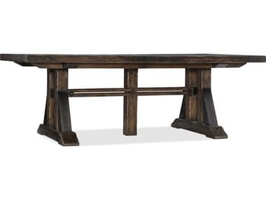 Hooker Furniture American Life - Roslyn County 90" Extendable Rectangular Dark Wood Dining Table HOO161875207DKW