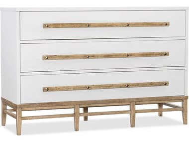 Hooker Furniture American Life - Urban Elevation 54" Wide 3-Drawers White Light Maple Beech Wood Accent Chest HOO162090101WH
