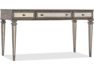 Hooker Furniture Rustic Glam 54" Light Wood Gray Secretary Desk HOO164110458LTWD