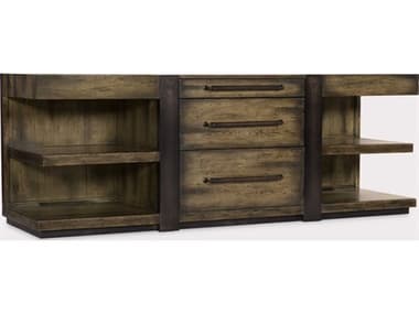 Hooker Furniture American Life - Crafted Dark Wood Credenza Desk HOO165410364DKW1