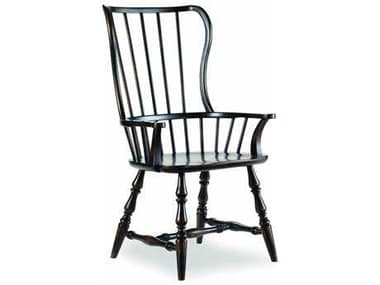 Hooker Furniture Sanctuary Spindle Ebony Dining Arm Chair HOO300575300