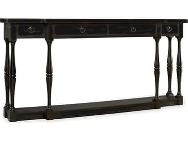 Hooker Furniture Sanctuary 72" Rectangular Wood Black Console Table HOO300585001