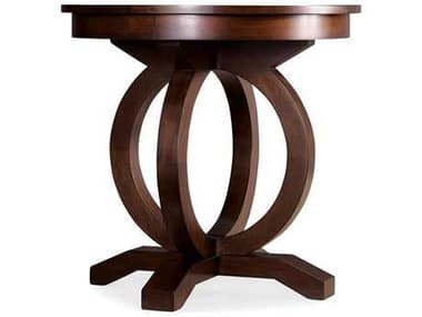 Hooker Furniture Kinsey 26" Round Dark Wood End Table HOO506680116