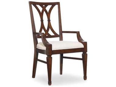 Hooker Furniture Palisade Dark Wood Arm Dining Chair HOO518375300