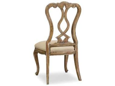 Hooker Furniture Chatelet Rubberwood Beige Fabric Upholstered Side Dining Chair HOO530075410