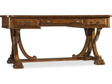 Hooker Furniture Tynecastle Medium Wood 64''L x 34''W Rectangular Writing Desk HOO532310459