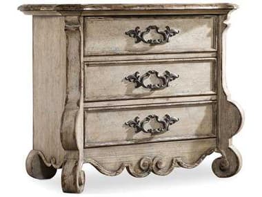 Hooker Furniture Chatelet 37" Wide 3-Drawers White Hardwood Nightstand HOO535090017