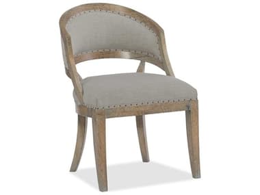 Hooker Furniture Boheme Hardwood Gray Fabric Upholstered Side Dining Chair HOO575075300MWD