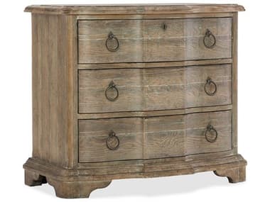 Hooker Furniture Boheme 34&quot; Wide 3-Drawers Brown Cedar Wood Nightstand HOO575090016MWD