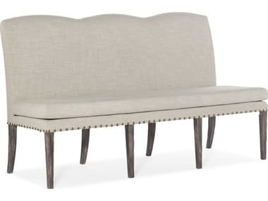 Hooker Furniture Beaumont Dark Wood / Antwerp Linen Accent Bench HOO57517531595