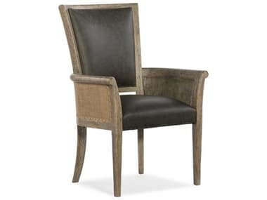 Hooker Furniture Beaumont Light Oak Arm Dining Chair HOO57517550080