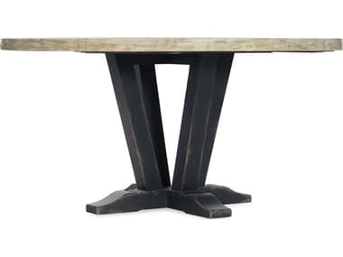Hooker Furniture Ciao Bella 60" Round Wood Black Dining Table HOO58057520380