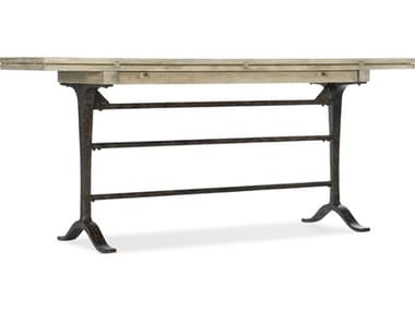 Hooker Furniture Ciao Bella Light Wood 72'' Wide Rectangular Flip-Top Console Table HOO58058500180