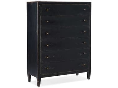 Hooker Furniture Ciao Bella Black Six-Drawer Chest of Drawers HOO58059001099