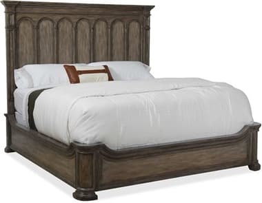 Hooker Furniture Woodlands Medium Wood King Panel Bed HOO58209026685