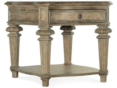 Hooker Furniture Castella 27" Rectangular Wood Antique Slate End Table HOO58788011380