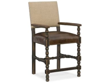 Hooker Furniture Hill Country Leather Counter Stool HOO596025350BLK