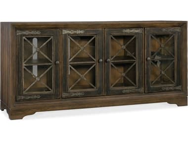 Hooker Furniture Hill Country Pipe Creek Bunching Media Console HOO596055476MULTI