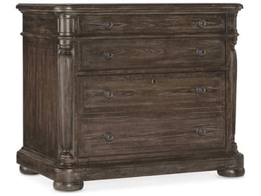 Hooker Furniture Traditions 36" Dark Wood File Cabinet HOO59611046689