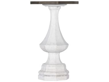 Hooker Furniture Traditions 15" Octagon Dark Wood White End Table HOO59615000989