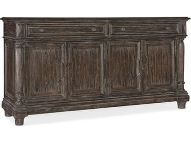Hooker Furniture Traditions 76'' Maple Wood Dark Sideboard HOO59617590089
