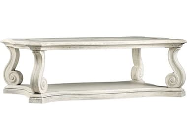 Hooker Furniture Traditions 52" Rectangular Wood Soft White Cocktail Table HOO59618010902